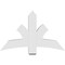 Ekena Millwork Davenport Architectural Grade PVC Gable Bracket, 48"W x 30"H x 6"D x 6"F, 15/12 Pitch GBP048X30X0606DAV00 - alternate 2